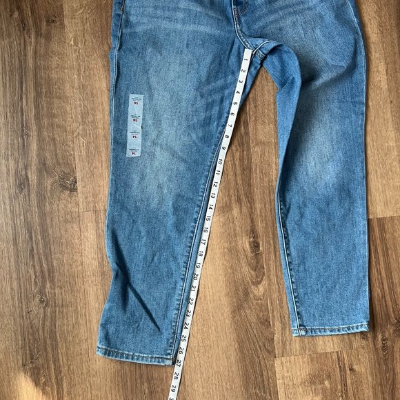 NEW Old Navy High-Waisted OG Straight Ankle Jeans Sz 14 - Picture 10 of 13